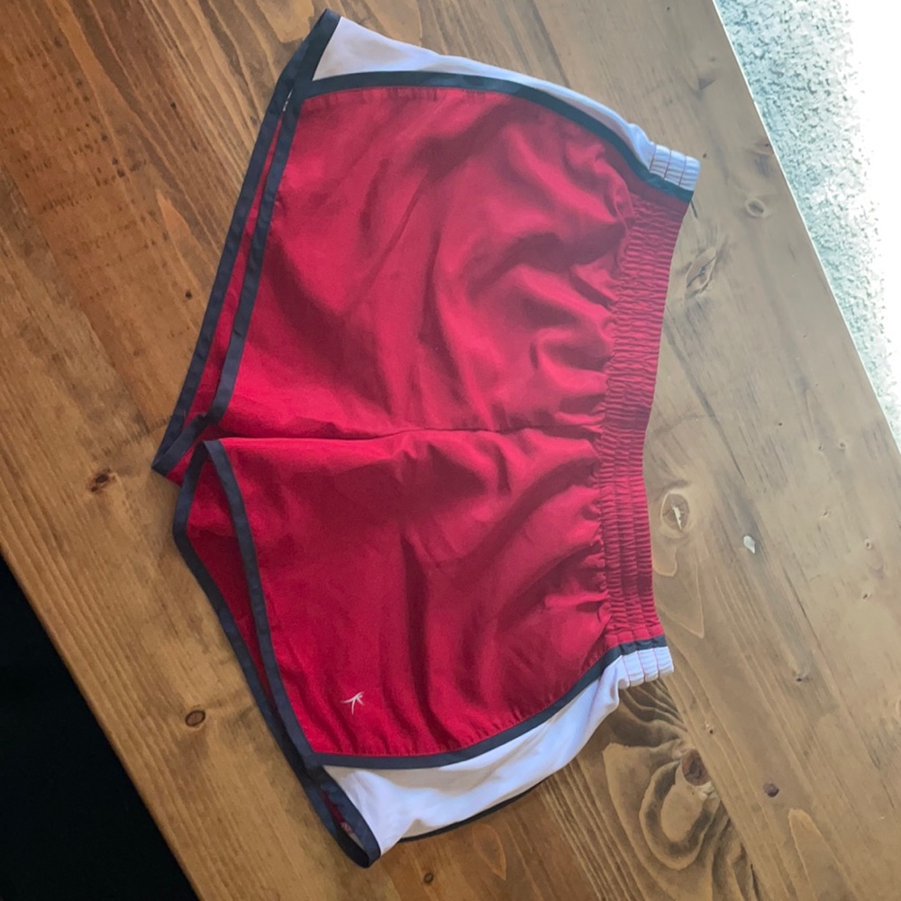 Danskin Now Red and White Women's Athletic Shorts